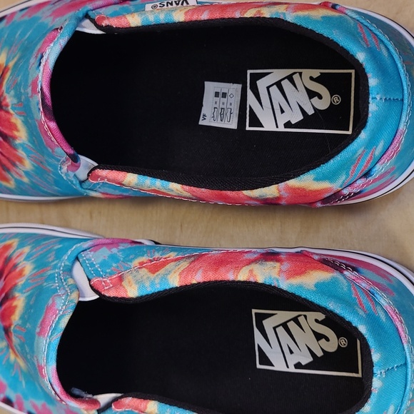 Vans Asher Colorful Tie-Dye Slip-On Womens Sneakers New With Tags No Box - Picture 10 of 10